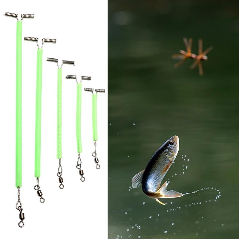 20 шт./набор Светящиеся трубки Рыболовные оснастки с вертлюжками качения Т-образный баланс 3-сторонний соединитель рычагов Изготовление лески Снасти