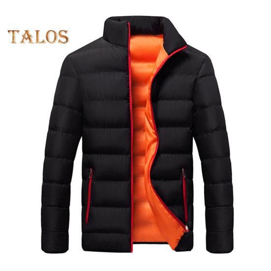 Женская хлопковая куртка с воротником-стойкой, длинным рукавом, утолщенное хлопковое пальто с застежкой-молнией, боковыми карманами, верхняя одежда, теплое пальто