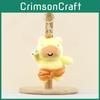 Capybara Plush Keychain With Pp Cotton Filling For Cute Bag Decoration
