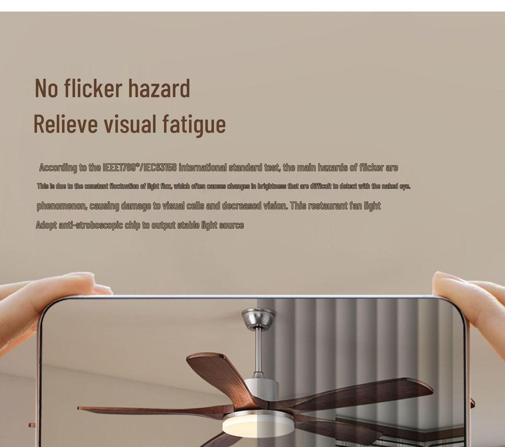 Modern Chinese-Style Ceiling Fan with Light for Living, Bedroom, and Dining Rooms