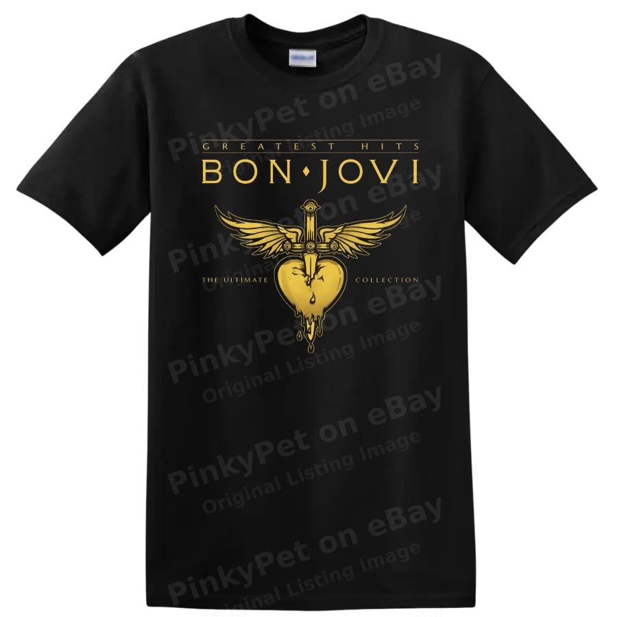 Bon Jovi Рок Метал Музыка Сердце Крылья Футболка Величайшие Хиты Футболка