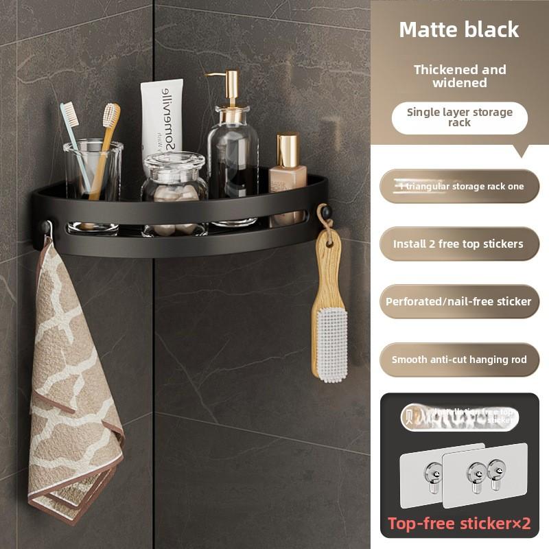 Без перфорации полка для ванной комнаты туалет умывальник унитаз настенный треугольный стеллаж для хранения туалетная стойка