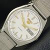AUTOMATIC 6309A VINTAGE SEIKO 5 JAPAN MENS WHITE COLOR DIAL WATCH A701460-5 R206b-a701460