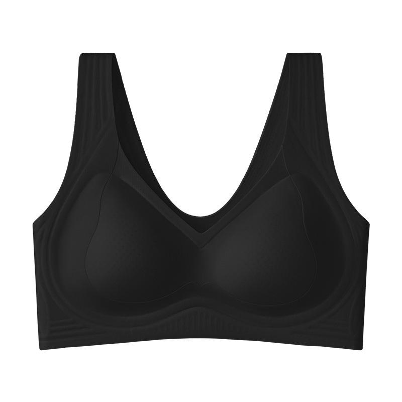 [Ice silk vest YC] Underwear simple anti-sagging small breasts gather underwear adjustment sexy bra