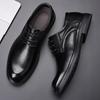 2025 Autumn New Dress Men's Casual Leather Shoes Men's Leather Trend Youth Small Leather Shoes British Style Gentleman Shoes