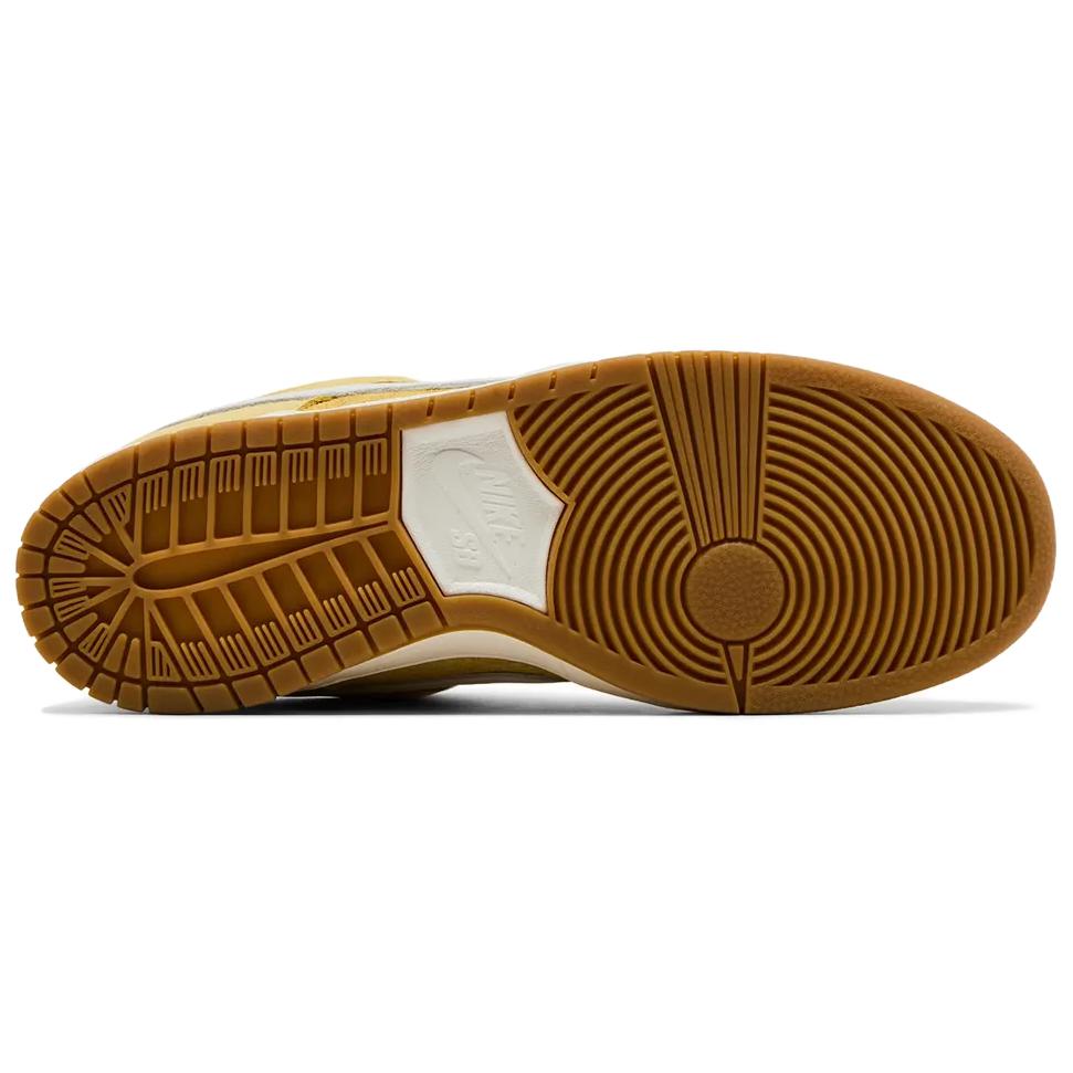 Nike Кроссовки унисекс Dunk Low Pro SB Saturn Gold Yellow Sail Solar-Flare FJ1674-700