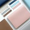 Pu Leather Notebook Leather Cover No Bookmark Replaceable Cover  Home Office Use