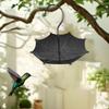 Umbrella Bird Feeder Water Station Birds Feeding Holder Food Tray Watering for