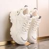 Little White Shoes Women's Winter 2025 Velvet Women's Shoes Platform Height Increase Women's Leisure Sports Dad Shoes Ins Tide