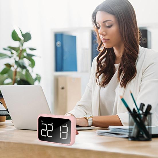 Big Timer with Night Light Portable Battery Powered Magnetic Versatile Countdown Stopwatch for Cooking Classroom Baking