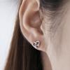 Simple Line Heart Earrings for Women Korean Style Heart-shaped Ears New Trendy Earrings
