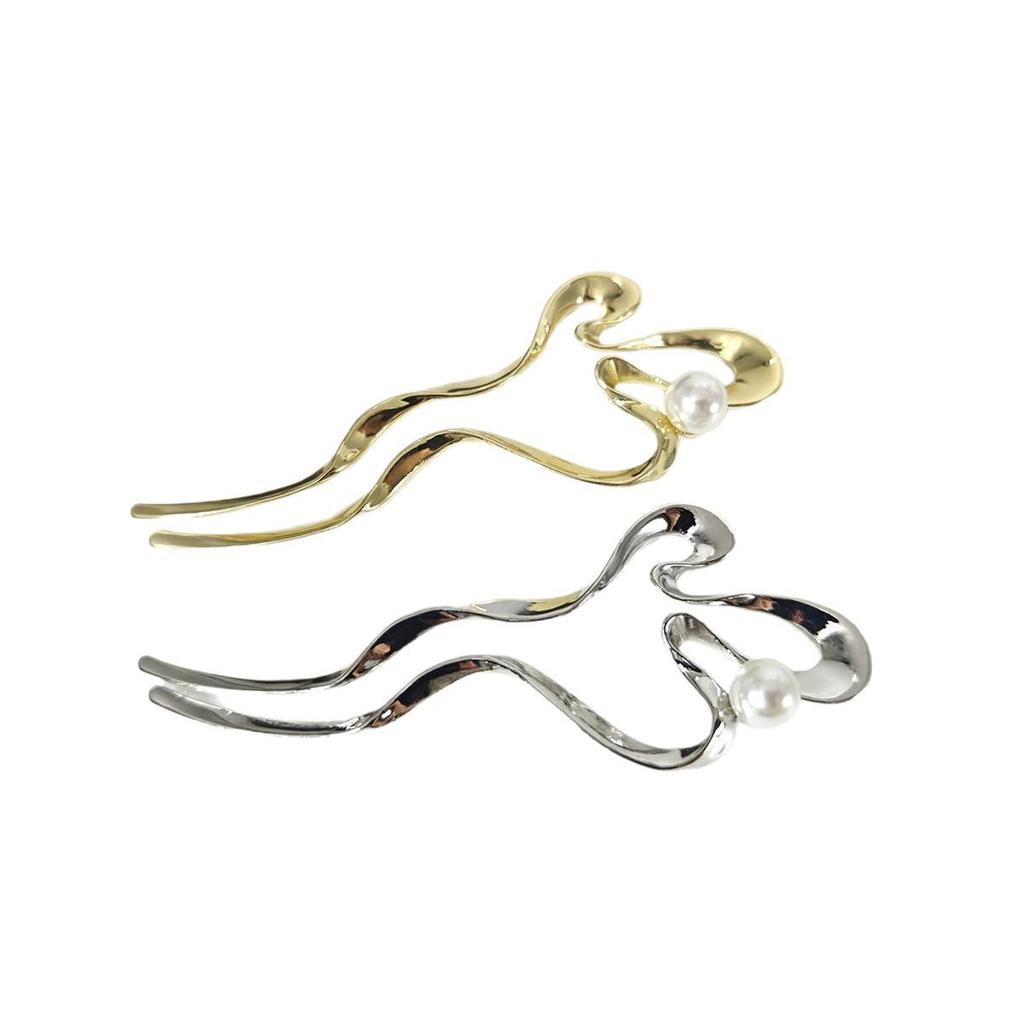 Cross U-Shaped Hairpin: Simple Hair Bun Accessory for Women