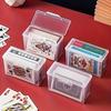 Plastic Storage Box, 4Pcs Organizer for Playing Cards, Business Cards, Household Desktop & Dresser Organization