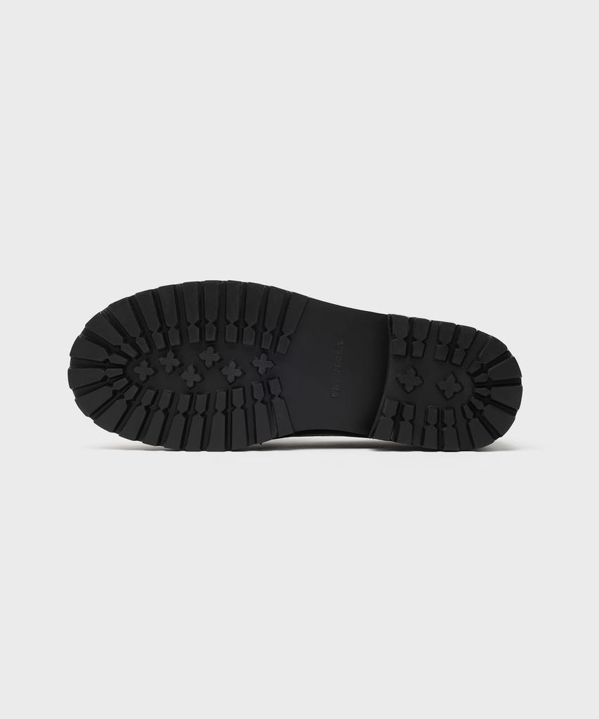 Firenze Atelier [Vibram] Стандартная Повседневная Подошва Лоферы 5099 [Кожа Черный]