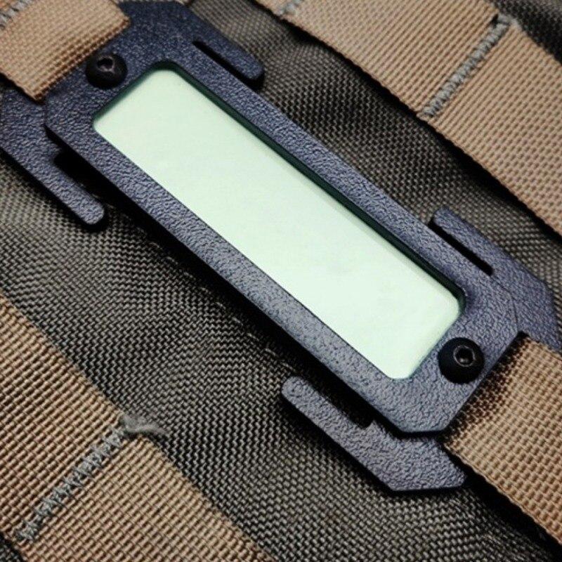 Тактический Molle Noctilucent Mark, уличные инструменты, пластиковые аксессуары Molle, рюкзак, снаряжение, охота, туризм, Edc, сумка, светящийся кулон