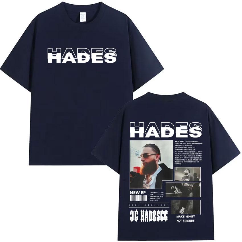 Hades66 new album Hip Hop Rapper TShirts Y2K High Quality 2025 Cotton Pop Tee Shirt Mens Short Sleeve Casual Clothes Streetwear