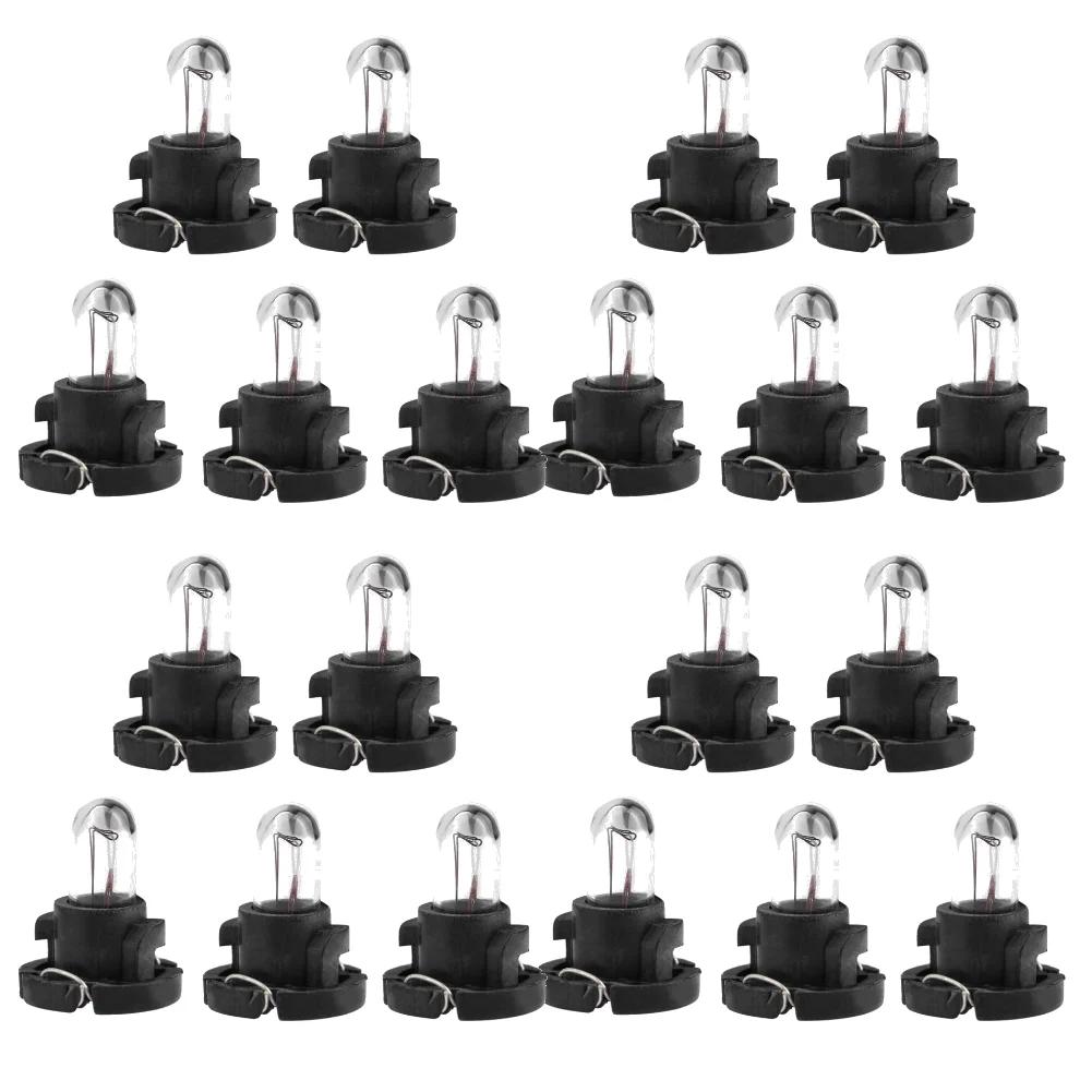 30-5PCS T4 Universal 12V Car Dashboard LED Bulb Auto Interior Lighting Reading Bulbs for Toyota Honda Nissan Replacement Bulbs