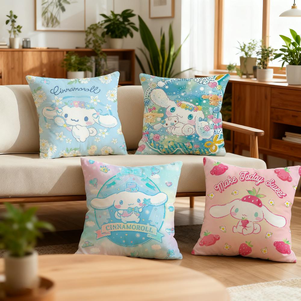 SRO C-Cinnamoroll f cushion cover Best Home Office Coffee Pillow Sofa Printing Decoration Room Shop Car Nordic Simplicity Hit