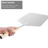 Pizza Peel Shovel with Wooden Handle Cake Shovel Cheese Cutter Peels Lifter Tool Pizza Shovel Baking Pastry Tools