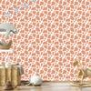 Cow Patches Wallpaper Peach and Cream for Living Room and Bedroom 50x1000