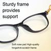 1pack  Auto-Focus Bifocal Reading Glasses - HD Resin Lenses Blue Light Blocking Metal Hinge for Men & Women