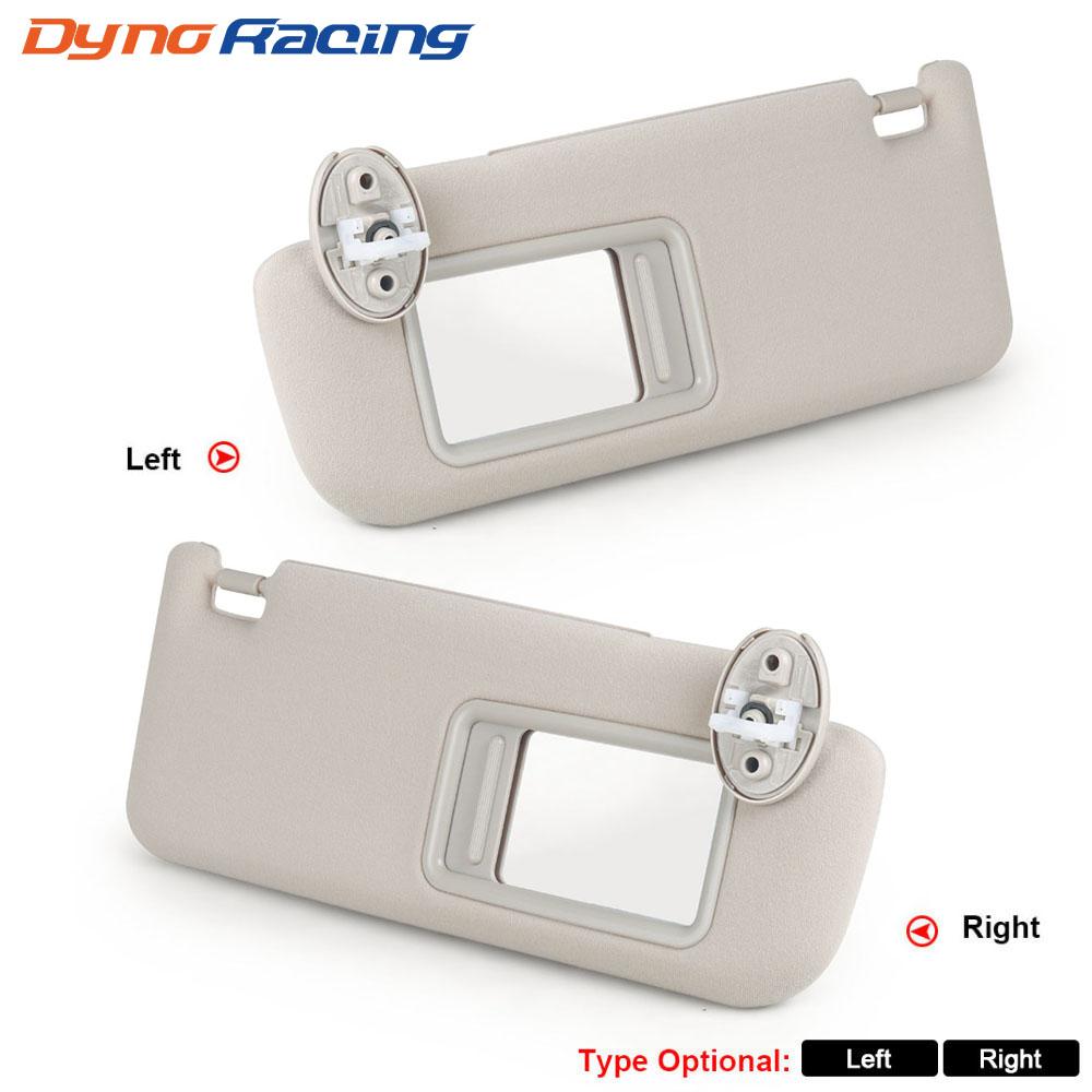 Sun Visor With Light Left Driver and Right Passenger Side for Toyota Camry 2012-2017 Beige 74310-06580, 74320-06610,74320-33F40