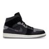 Air 1 Mid SE Craft Inside Out - Black Men Sneakers Light-Graphite Sail Cement-Grey DM9652-001