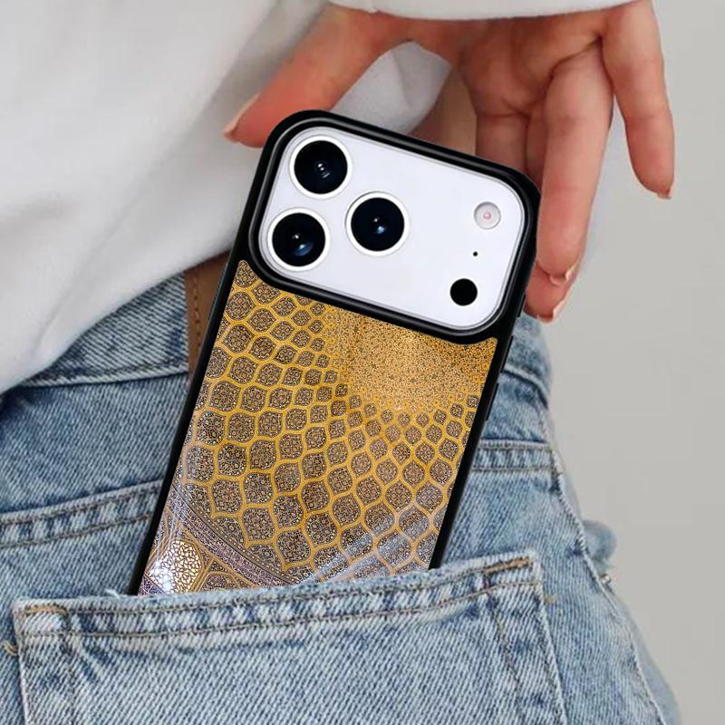 Arabic Muslim Mosque Building Phone Case for iPhone 16e 15 14 13 12 17 Pro Max Plus Air 17pro Cover Coque