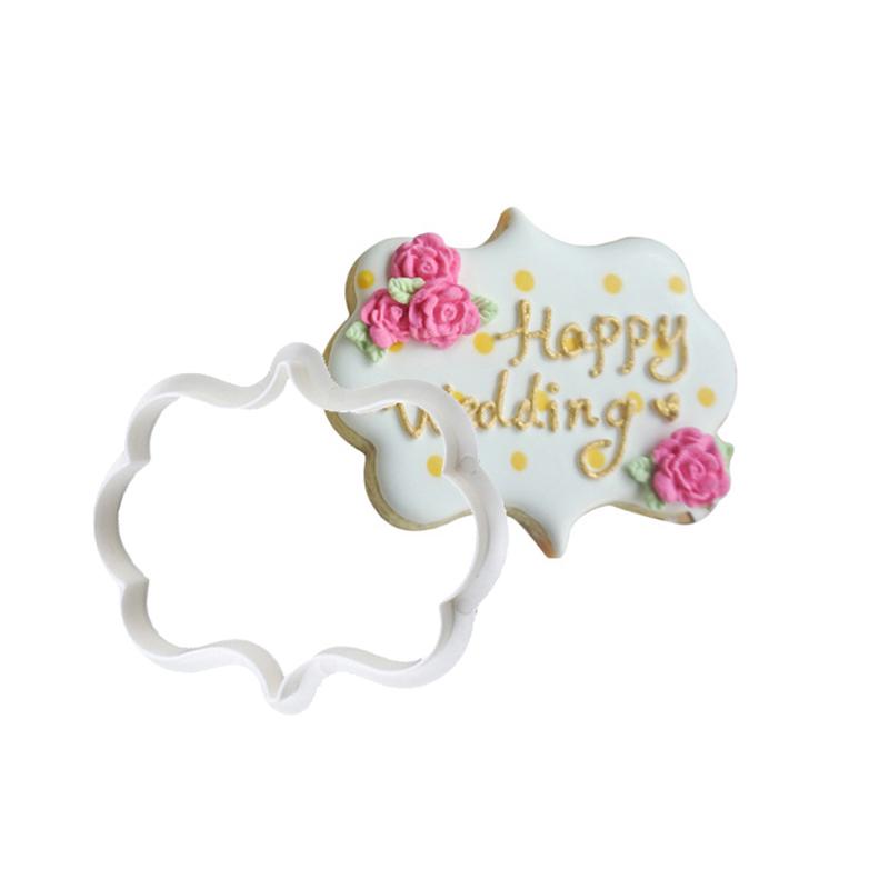 Винтажная рамка-табличка, набор формочек для печенья, пластиковые формы для печенья, инструменты для украшения торта, форма для печенья