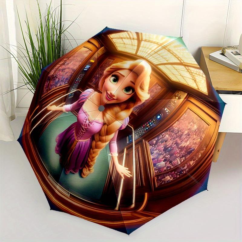 1pc Disney Princess Automatic Open/close, All-Season Portable Folding Umbrella, Perfect Gift for Friends  yy250807021