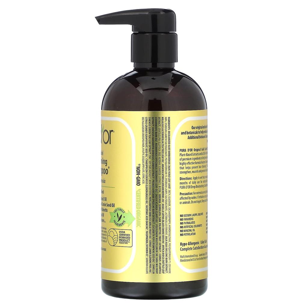 Pura D'or Шампунь против выпадения волос, 16 жидких унций (473 мл)