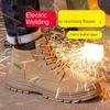 Labor Insurance Shoes, Smash-proof, Puncture-proof, Breathable, Four-season Soft-soled Steel Head Safety Shoes