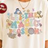 Let The Magic Blossom Graphic Tee – Distressed Grunge Streetwear Shirt, Unisex Thrift Style