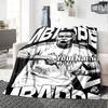 Mbappe Customize Text Blanket Gift Personalized Blanket Warmthful Decor for Picnics Bed Office Sofa Four Seasons Universal