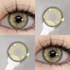 Eyeshare 1 Pair Colored Contact Lenses for Natural Eyes Blue Pupils Purple Lens Yearly