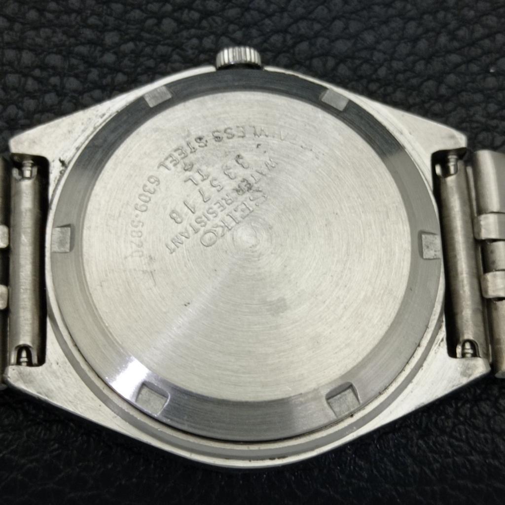 ОРИГИНАЛЬНЫЕ ВИНТАЖНЫЕ МУЖСКИЕ ЧАСЫ SEIKO 5 AUTOMATIC 6309A JAPAN С СИНИМ ЦИФЕРБЛАТОМ a701621-5