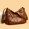 Leather Messenger Bag 2025 New Women Soft Leather Bag Multi-layer Large-capacity Shoulder Bag Leisure Versatile Women Crossbody Bag