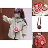 Adorable Red Childrens Crossbody Bag For Lunar New Year With Cute Dragon Design