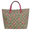 Used Tote Bag 410812 Chilled License Rose GG Supreme Canvas/leather Rose Pink Beige Mini Tote