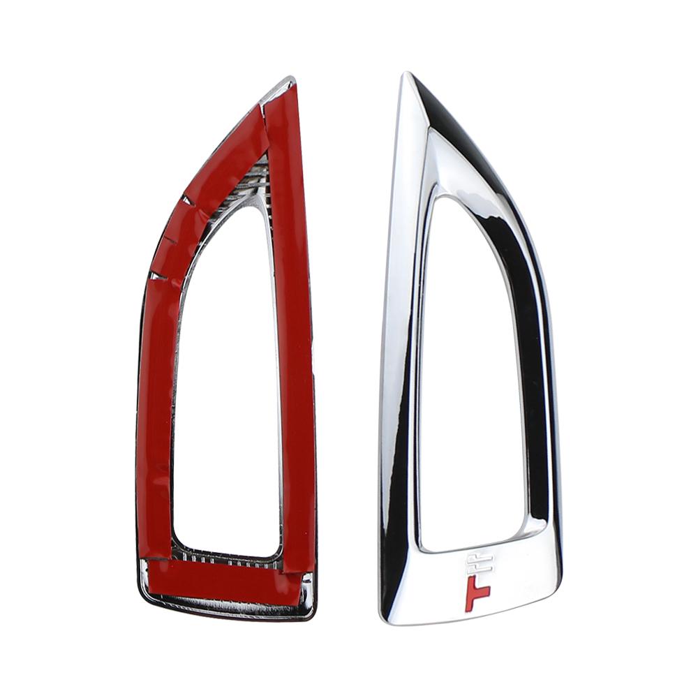 2 шт. Хромированные накладки на боковые указатели поворота из АБС-пластика для Opel Astra J для Opel Crossland X для Opel Insignia B Acc