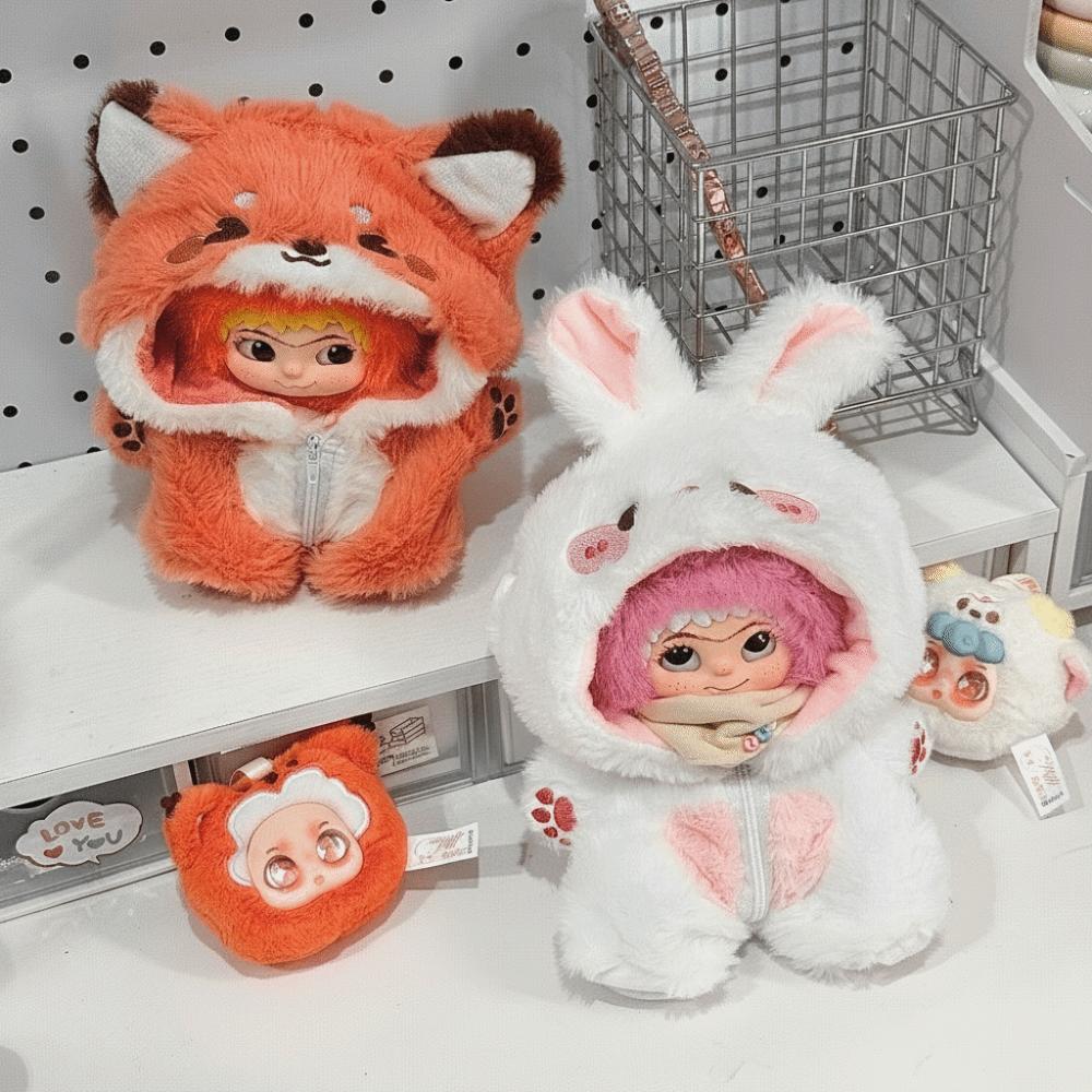 Fox Bunny Baby Clothes 20cm Doll Clothing Cute Outfit Animal Onesie  Doll Costume