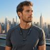 Half In-Ear Neckband Earphones Large Capacity Sports Bluetooth Earphones Wireless Headset  Running