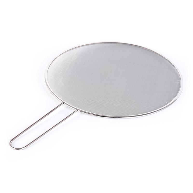 1X крышка из нержавеющей стали, маслозащитная сковорода, экран, защита от разливов