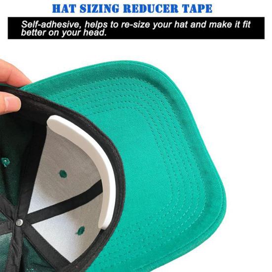 Hat Brim Bender with Self-Adhesive Hat Sizing Reducer Tape Hat Bill Shaper Universal Baseball Cap Curving Band Tools