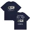 Hot Sale Rapper Milo J La Vida Era Mas Corta Album 2026 Graphic T Shirt Men Women Gothic Oversized T-shirt Y2K Harajuku Punk T-shirt