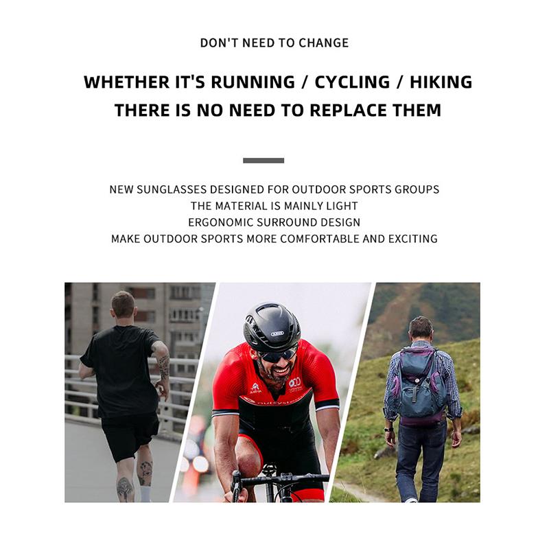 Colorful Sport Sunglasses Sun Glasses Goggles Uv400 Windproof Sunglasses For Men Women Retro De Sol Masculino