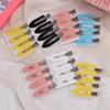4Pcs/Set Seamless Wide Transparent Hair Clips Protect Hair Makeup Duckbill Clip