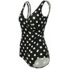 Womens One-piece Sexy V-neck Backless Bikini Summer Solid Vintage Beach Swimsuit Plus Size