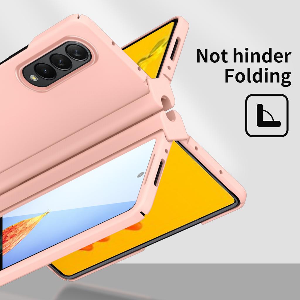 Складной чехол из стеклянной пленки с полной защитой для Samsung Galaxy Z Fold4 5g Fold3 Fold2 Fold 4 Zfold4 Fold 3 2 S, чехлы-держатели для ручек