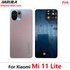 Для Xiaomi Mi 11 Lite Батарея Заднее стекло Задняя дверь Замена корпуса НАКЛЕЙКА